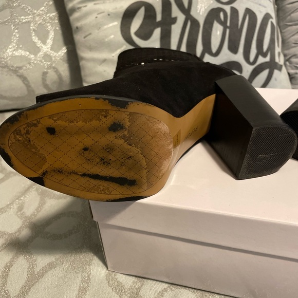 Super Cute Peeped Toe Ankle Boots size 8!!!! - Picture 6 of 8